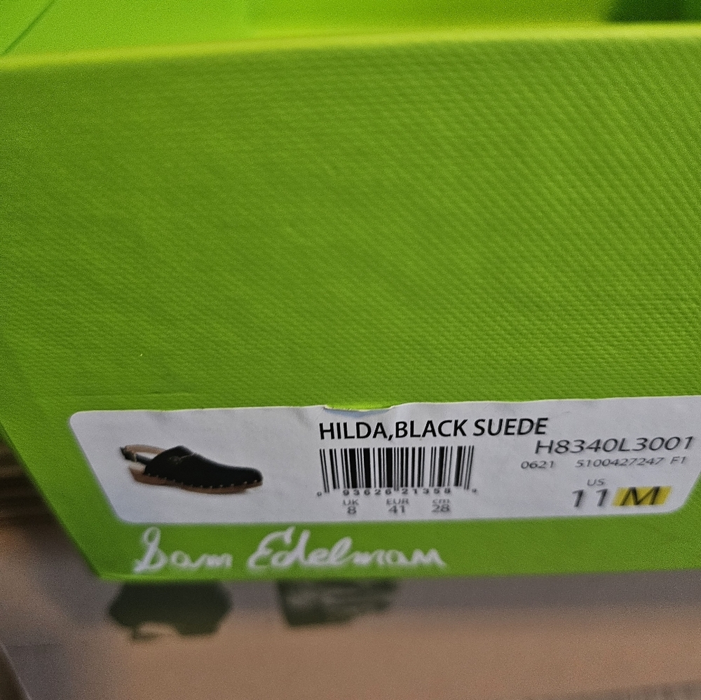 Sam Edelman clogs Size 11. Black suede